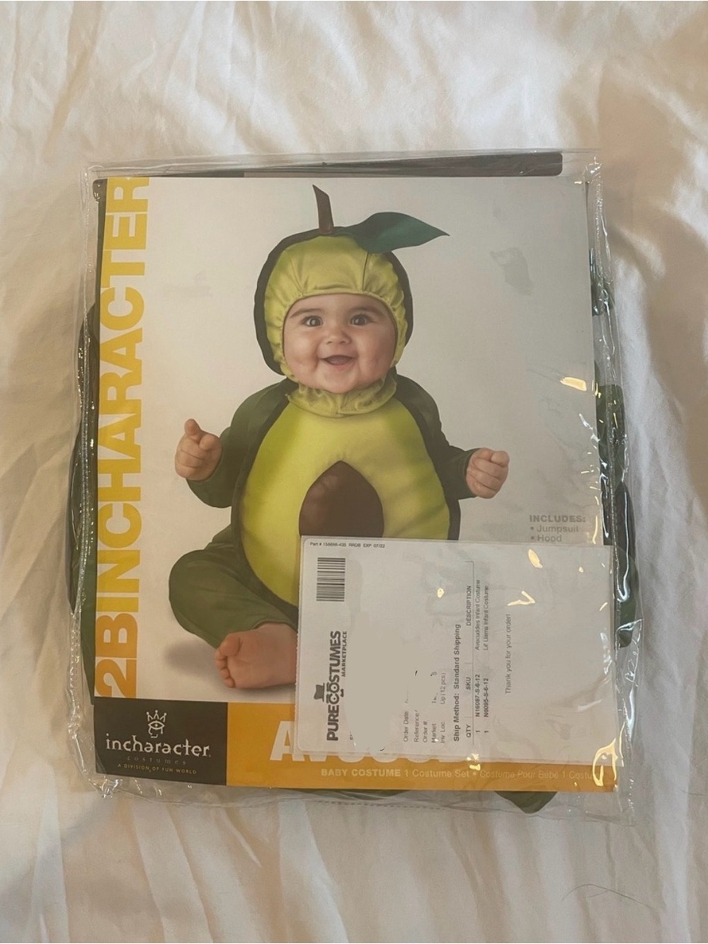 Incharacter Green Avocado Baby Halloween Costume (6-12 months)